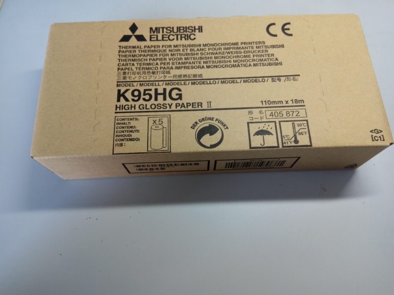 三菱K95HG 高密高亮 A6尺寸熱敏紙
